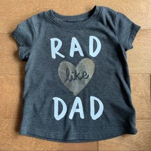 3/$10 OLD NAVY Toddler girl T-shirt 12-18m